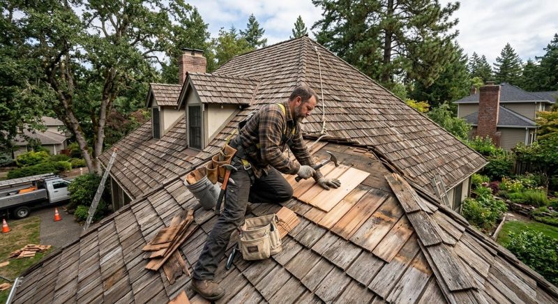 Shake Shingle Repair in Stark County, OH