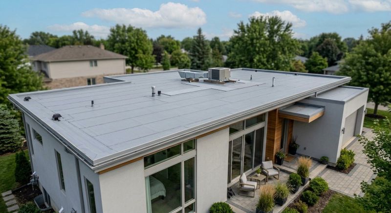 Single Ply Roof Installation in Hinckley, OH