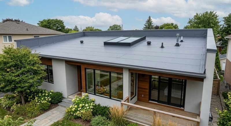 Single Ply Roof Replacement in Kent, OH