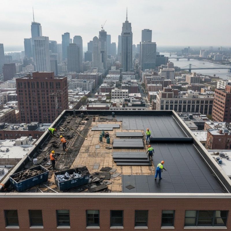 Single Ply Roof Replacement in Massillon, OH