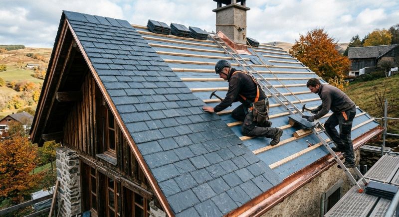 Slate Roof Construction in Medina, OH
