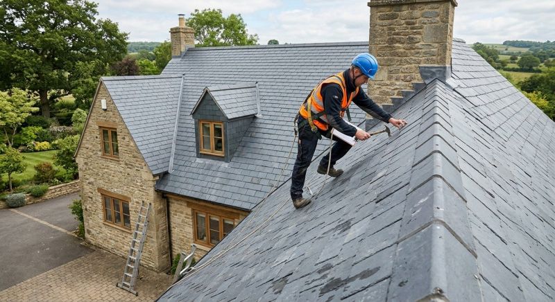Slate Roof Repair in Hudson, OH