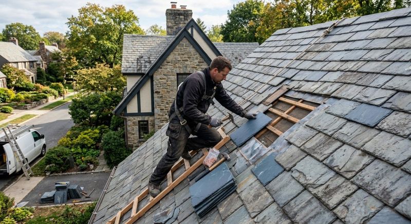 Slate Roof Repair in Wayne County, OH
