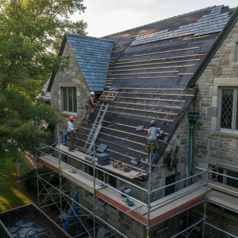 Slate Roof Replacement in Wadsworth, OH