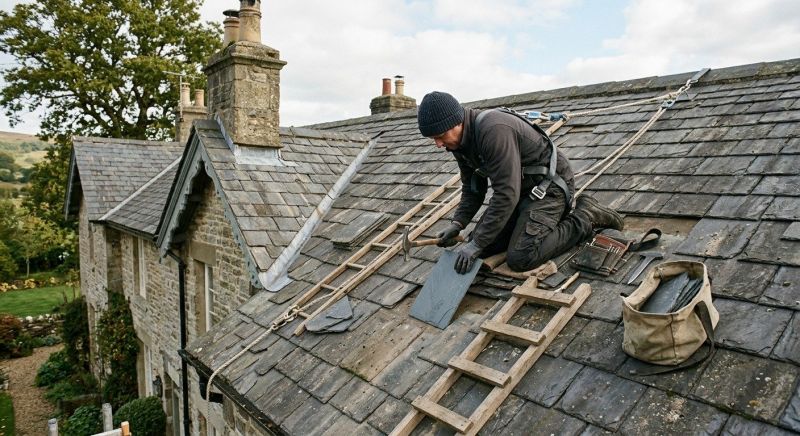 Slate Shingles Repair in Brecksville, OH
