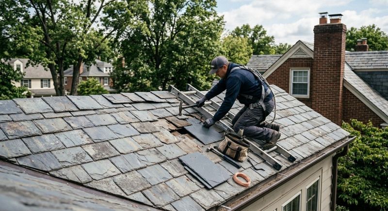 Slate Shingles Repair in Northfield, OH