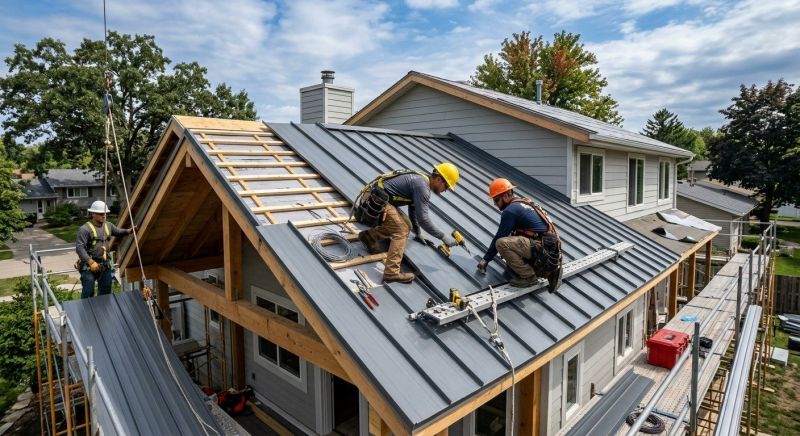 Steel Roof Installation in Summit County, OH