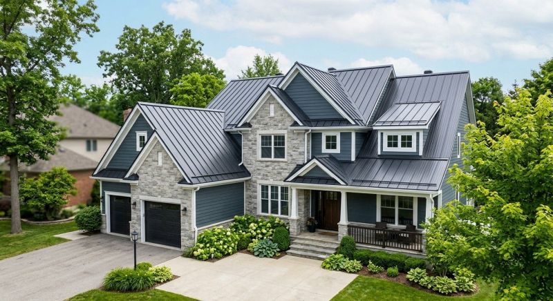 Steel Roof Replacement in Cuyahoga Falls, OH