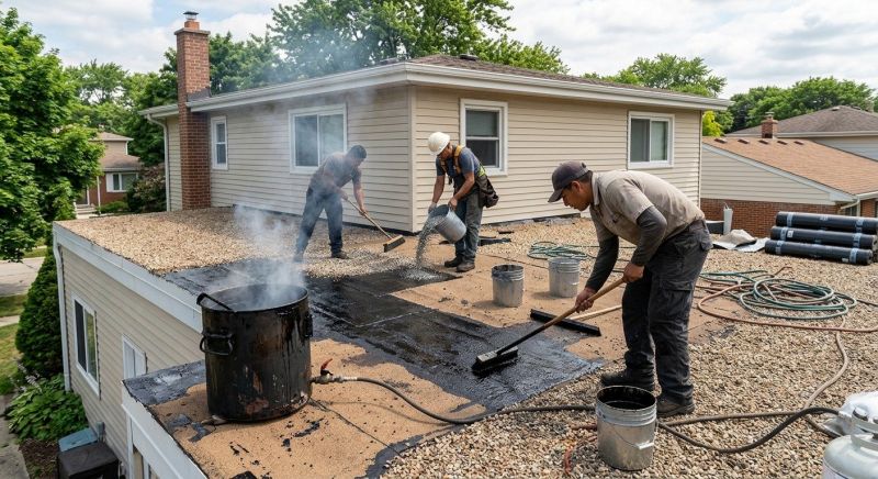 Tar And Gravel Roof Repair in Stark County, OH