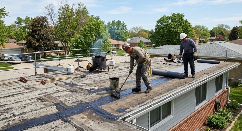 Tar Roof Repair in Hartville, OH