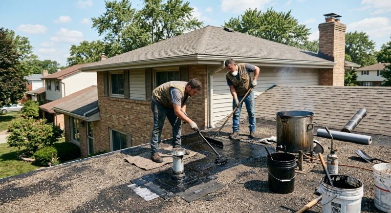Tar Roof Repair in Rootstown, OH