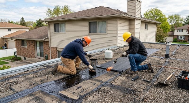 Tar Roof Repair in Rootstown, OH