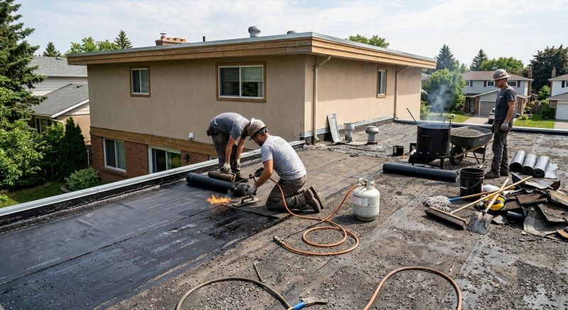 Tar Roofing Repair in Summit County, OH