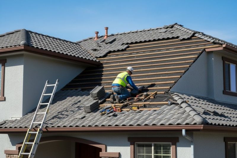 Tile Roof Repair in Brecksville, OH