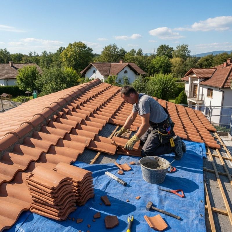 Tile Roof Repair in Hudson, OH