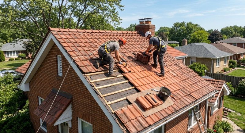 Tile Roof Repair in Rootstown, OH