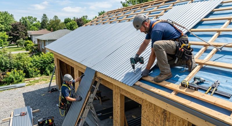 Tin Roof Installation in Brunswick, OH