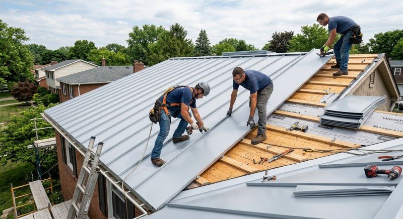 Tin Roof Installation in Orrville, OH