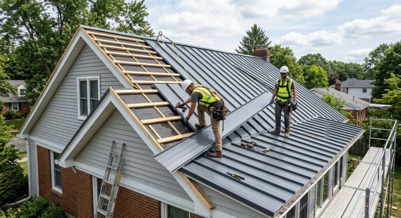 Tin Roof Installation in Stow, OH