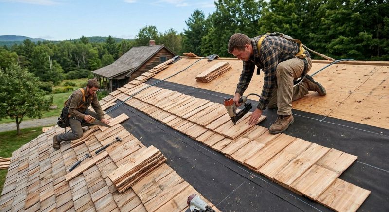 Wood Roofing Installation in Canton, OH