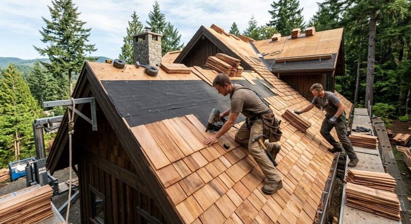 Wood Roofing Installation in Stark County, OH