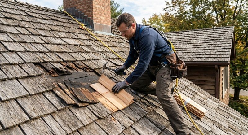 Wood Shake Roof Repair in Strongsville, OH